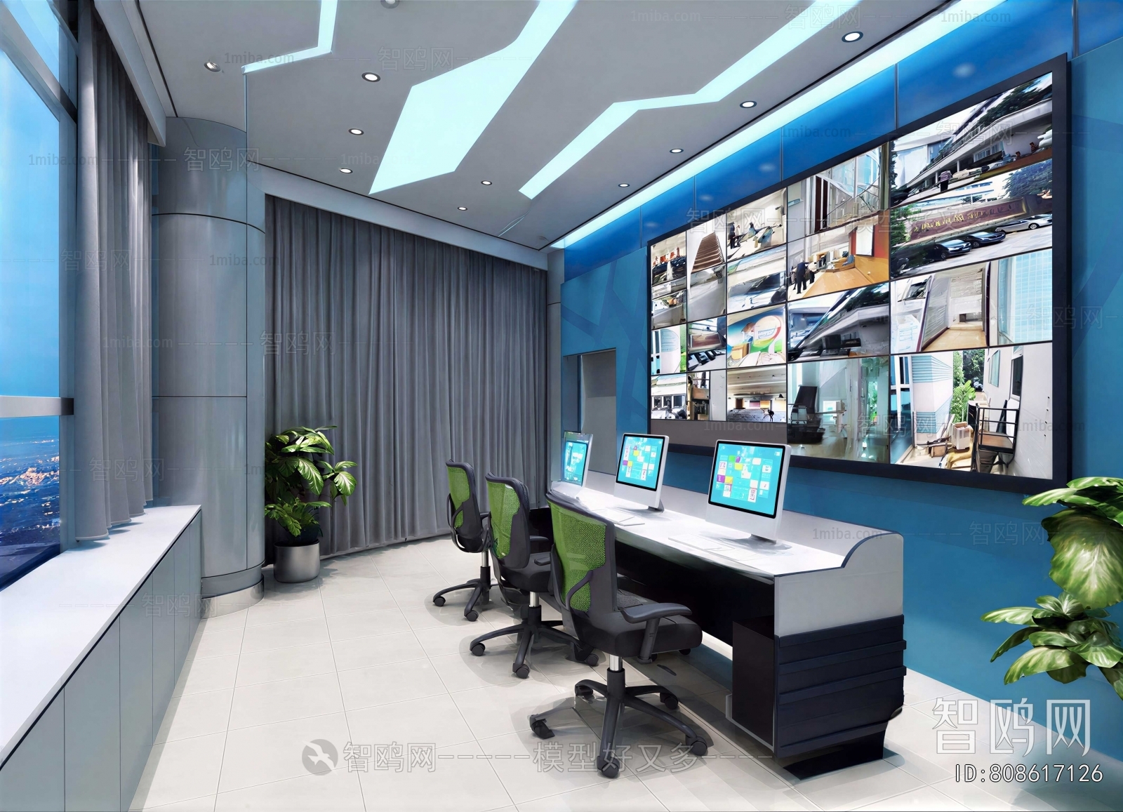 Modern Monitor Room