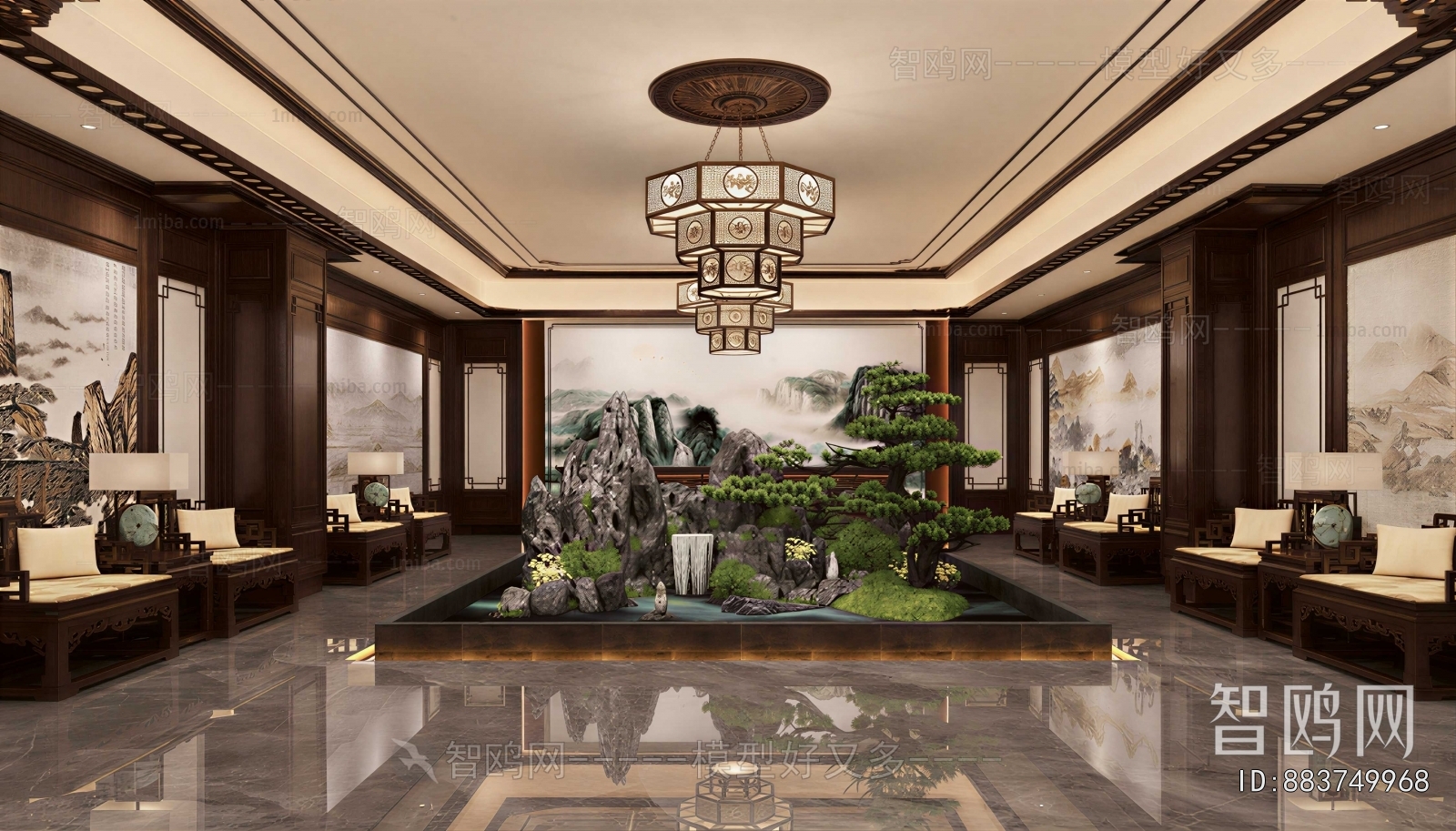 Chinese Style Reception Room