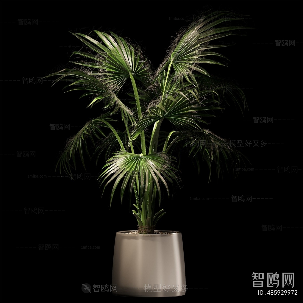 Modern Ground Green Plant Potted Plants