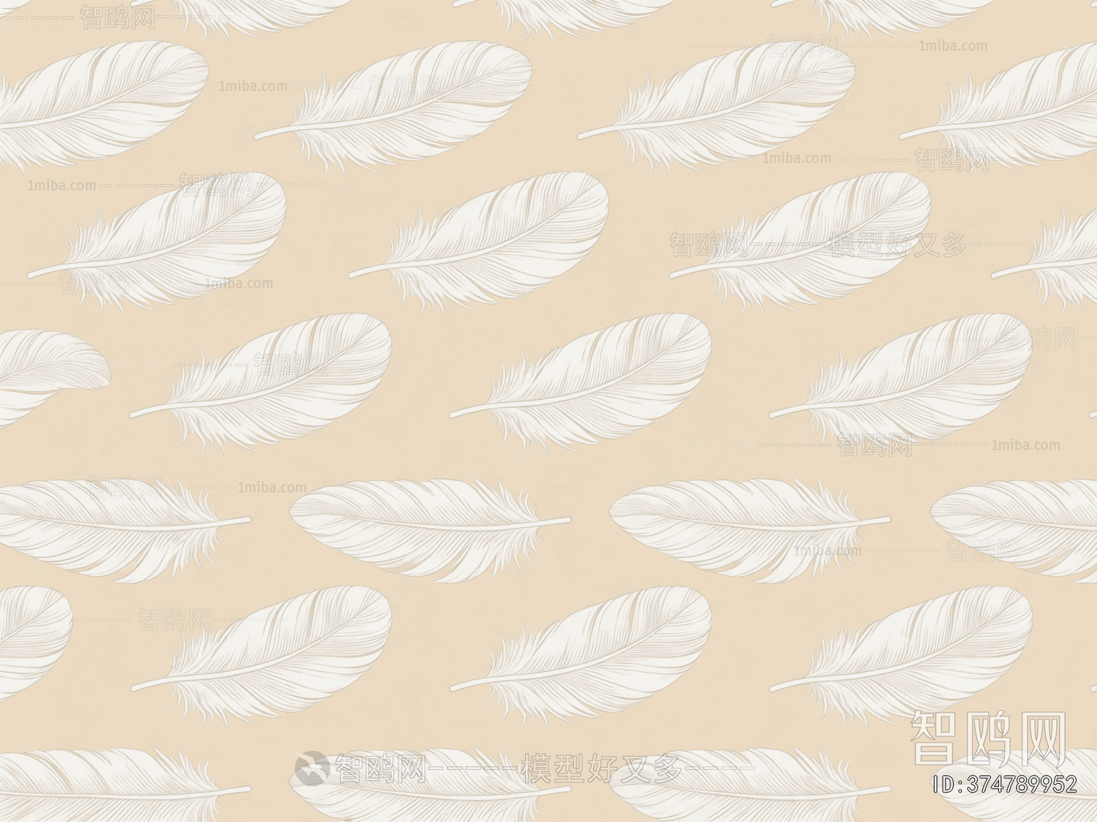 Animal And Plant Pattern Wallpaper