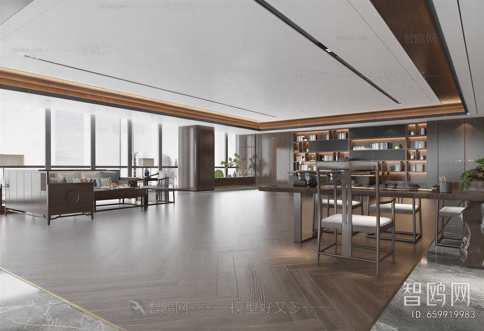 New Chinese Style Manager's Office
