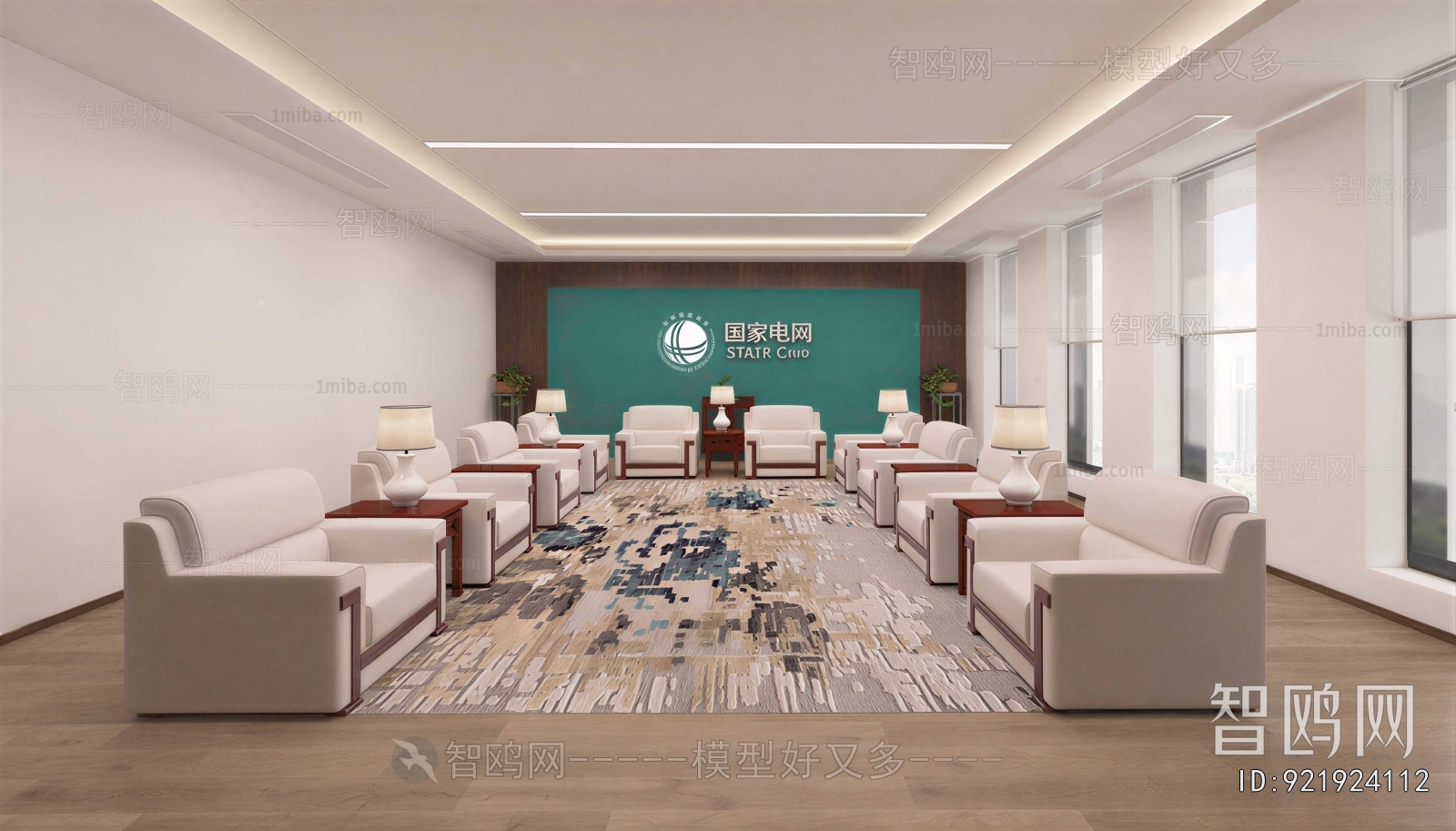New Chinese Style Reception Room
