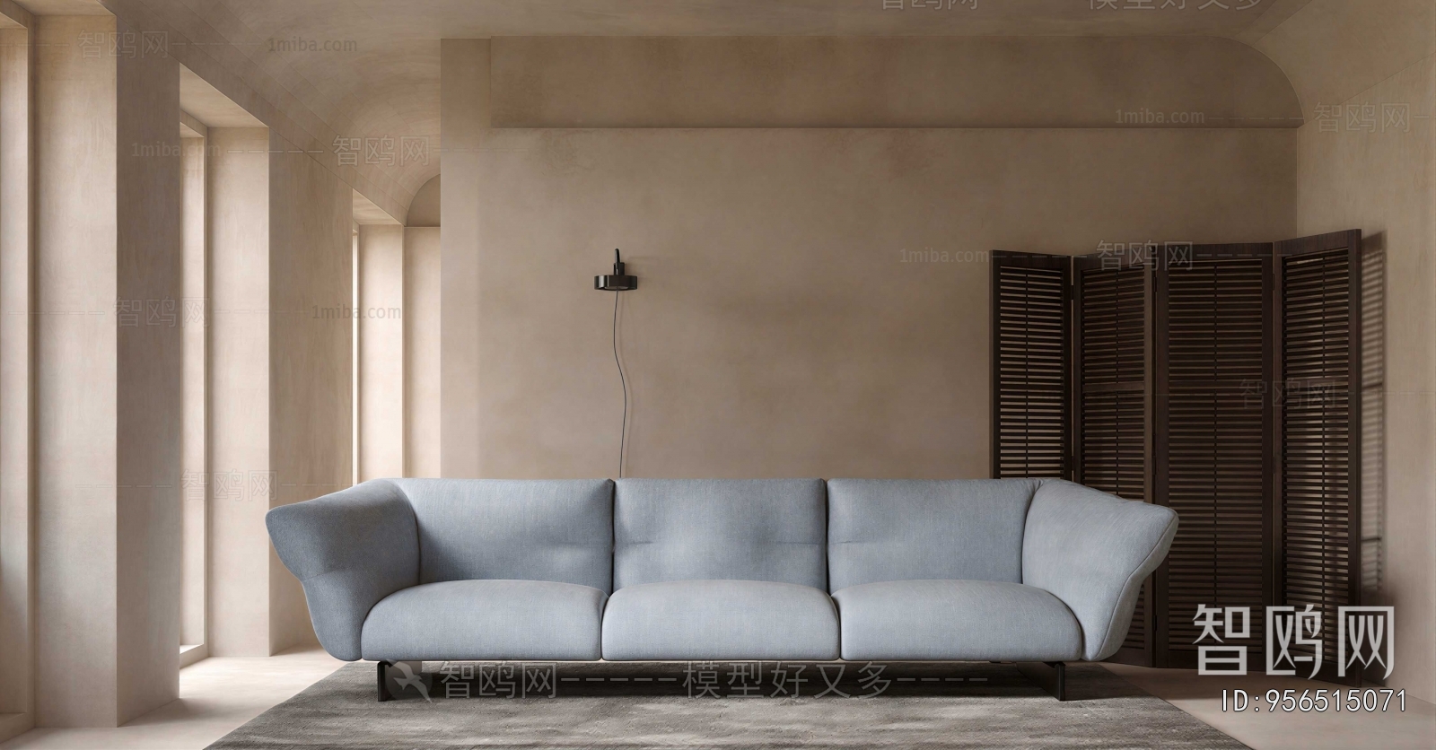 Modern Three-seat Sofa