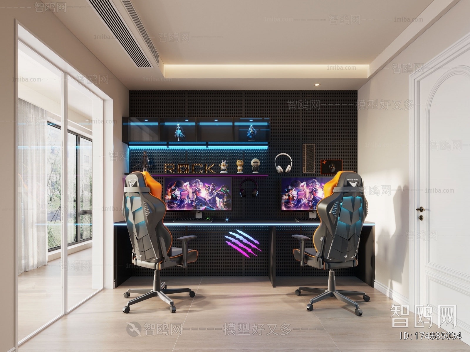 Modern E-sports Room