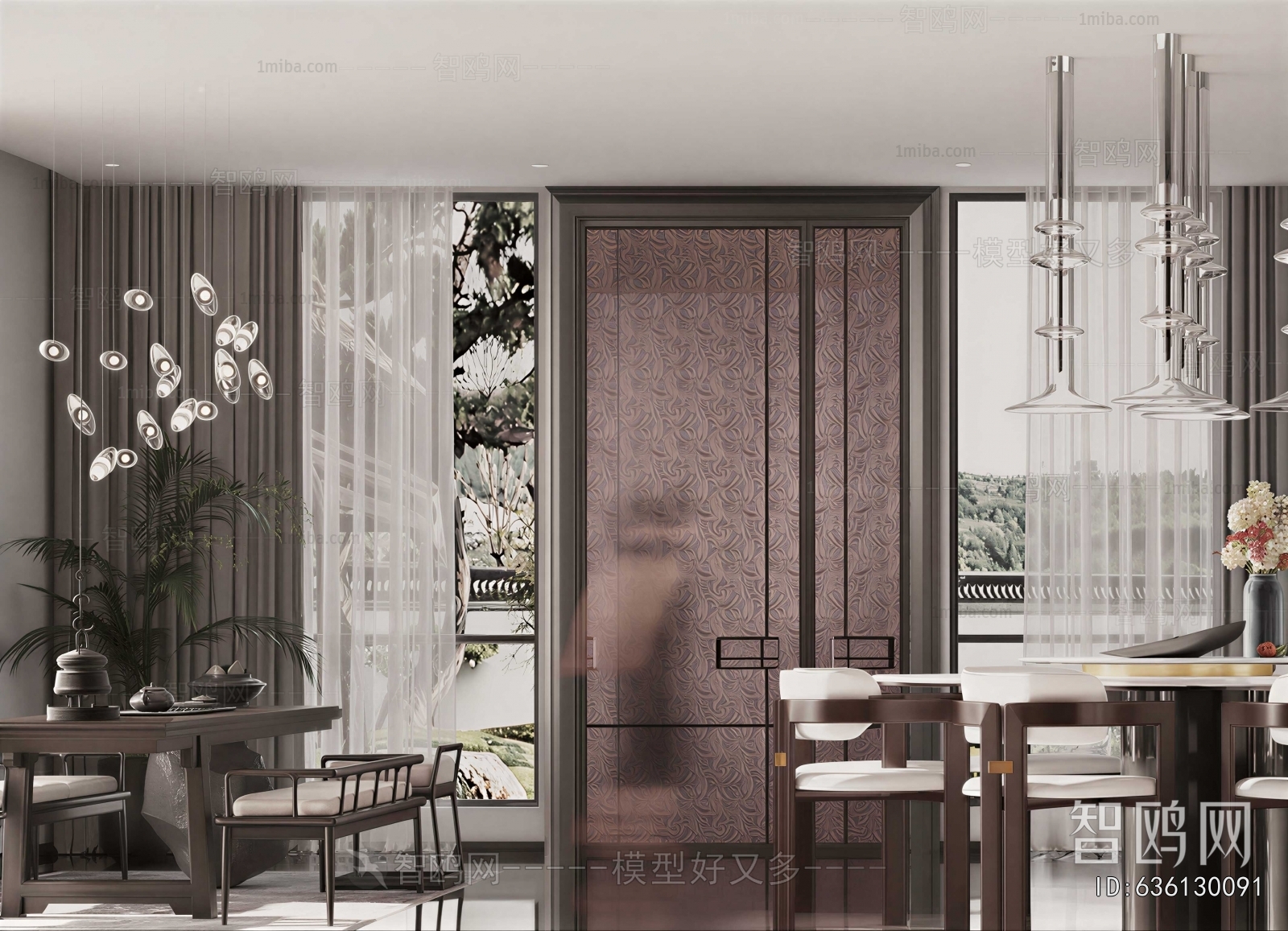 New Chinese Style Dining Room