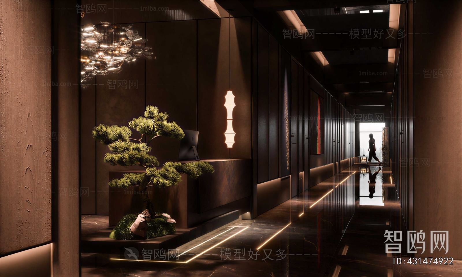New Chinese Style Lobby Hall