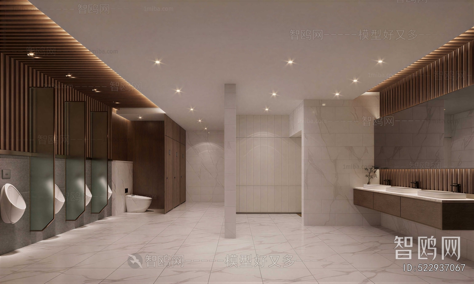 Modern Public Toilet