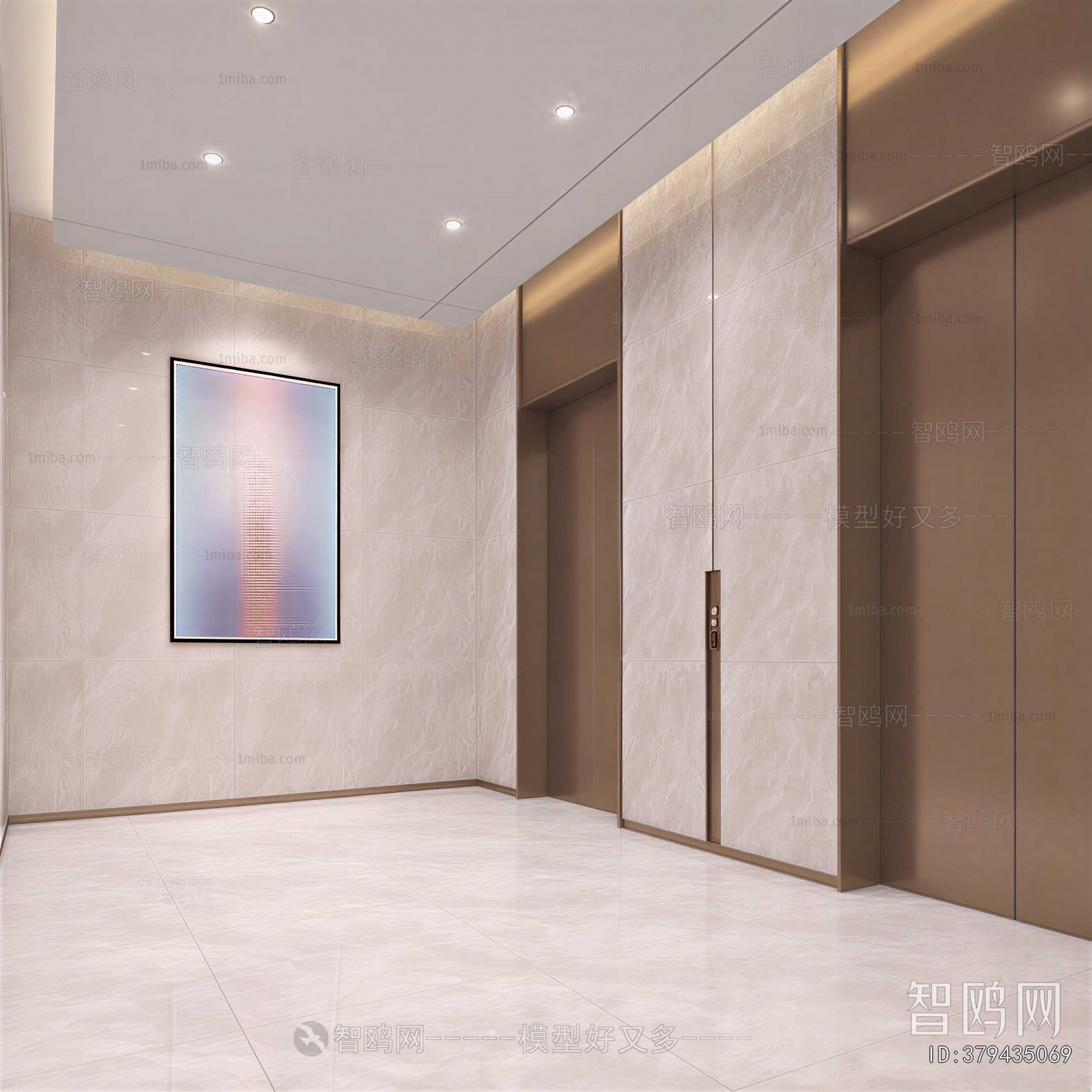 Modern Office Elevator Hall
