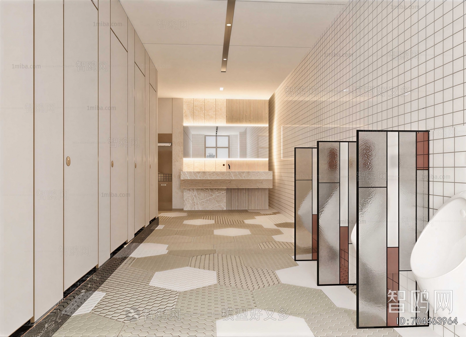Modern Public Toilet