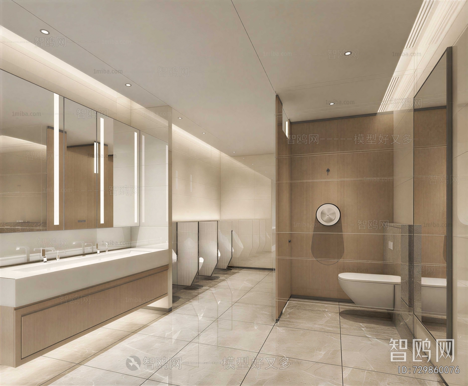 Modern Public Toilet