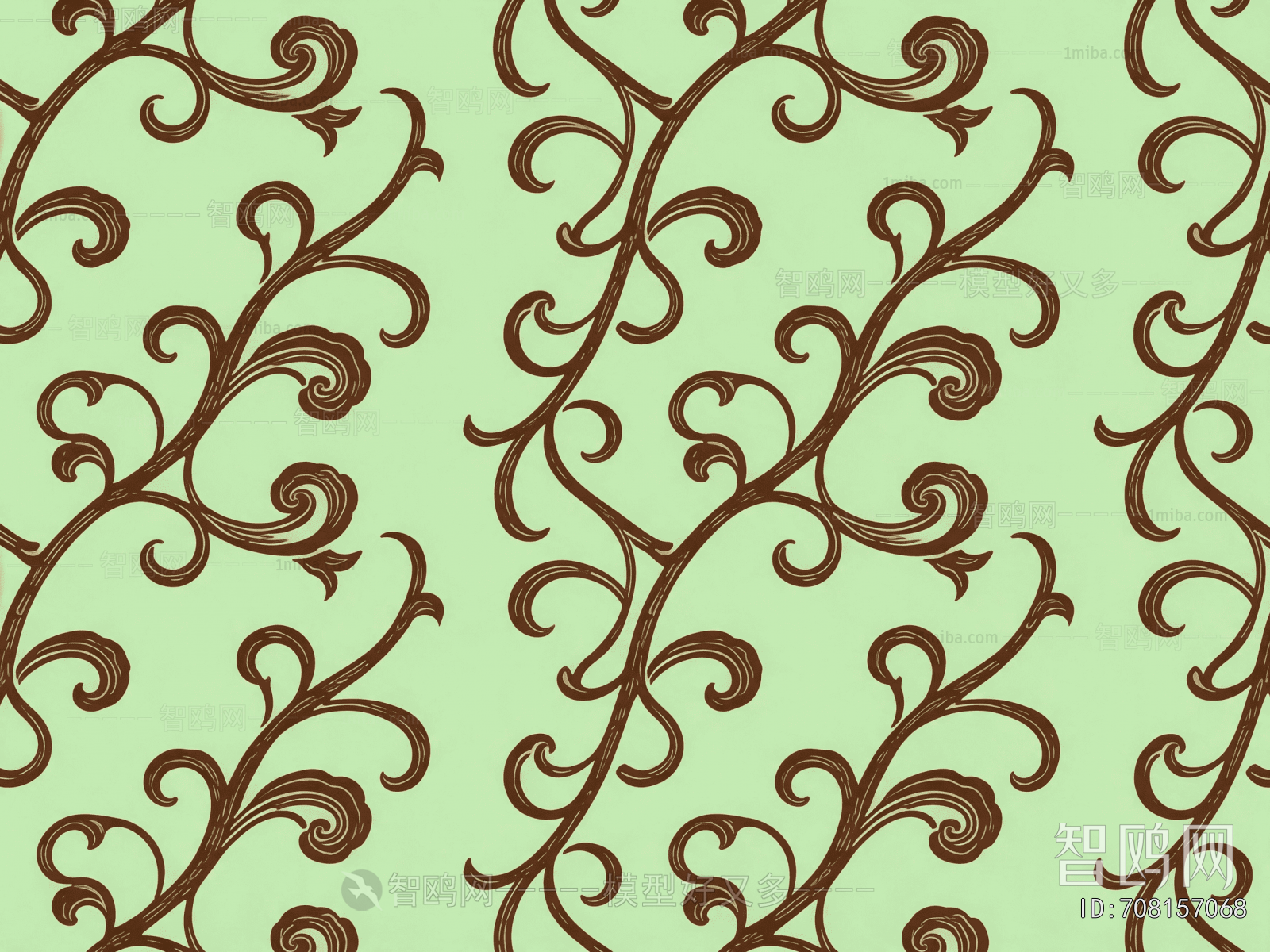 Animal And Plant Pattern Wallpaper