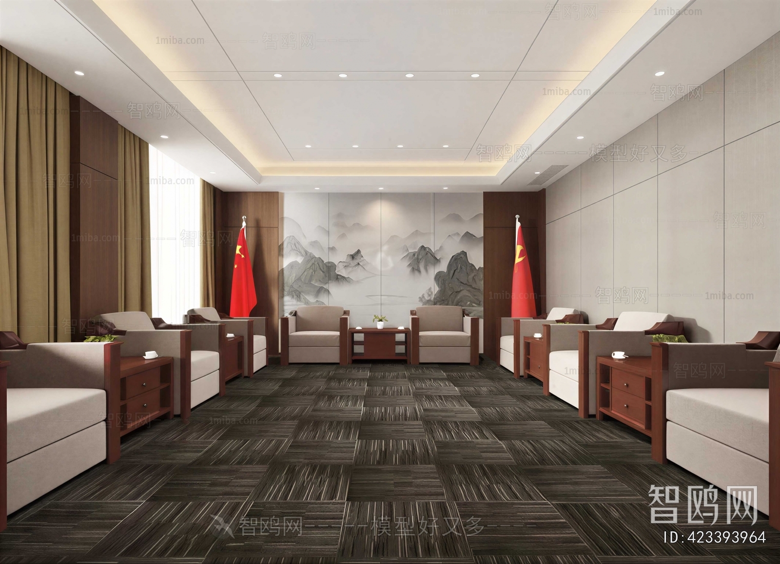 New Chinese Style Reception Room