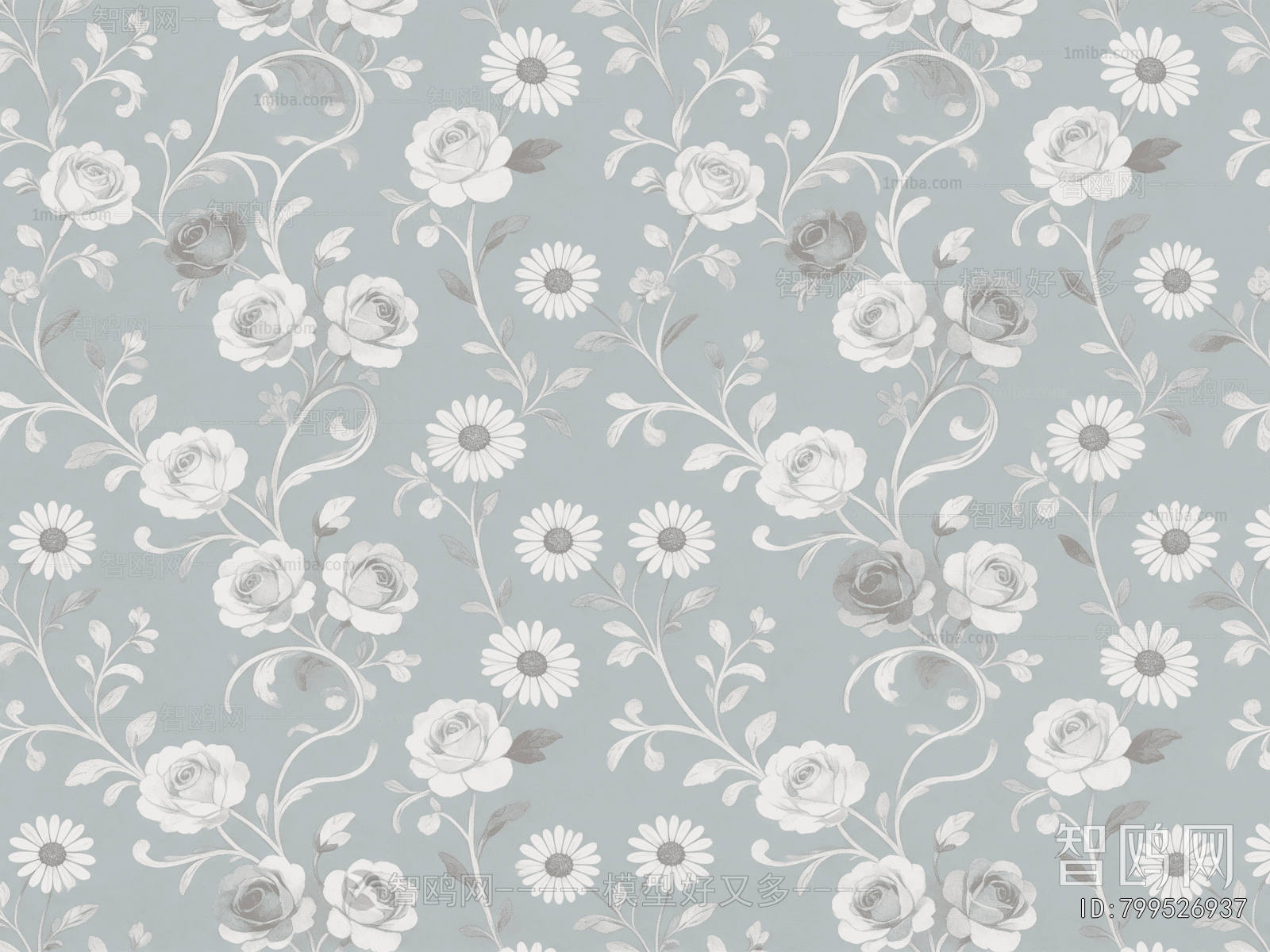 Animal And Plant Pattern Wallpaper