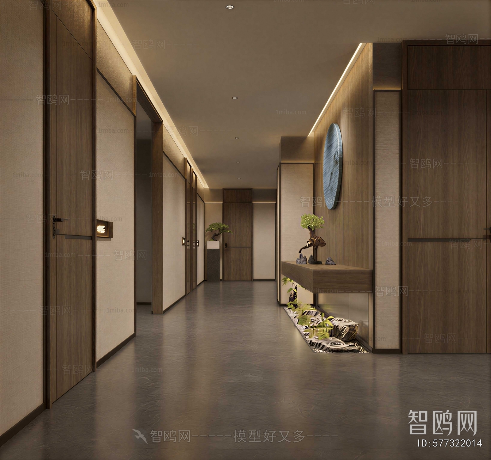 Modern Office Aisle