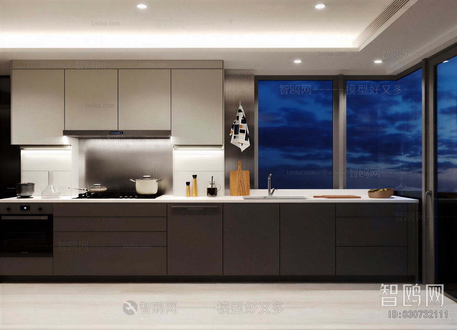 Modern Open Kitchen