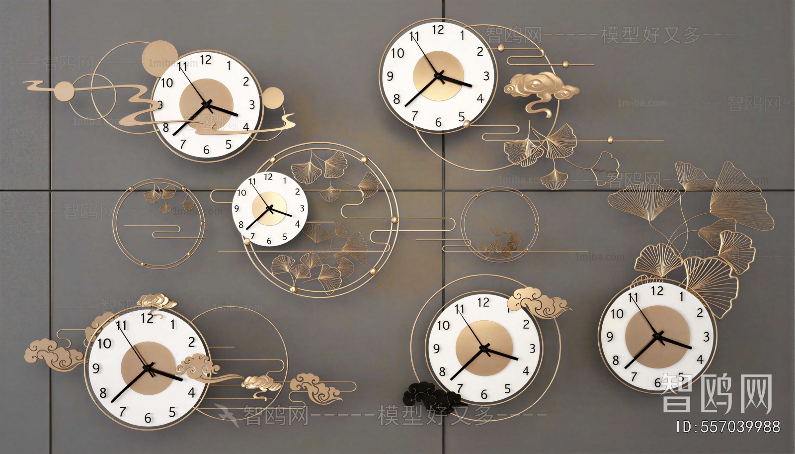 New Chinese Style Wall Clock