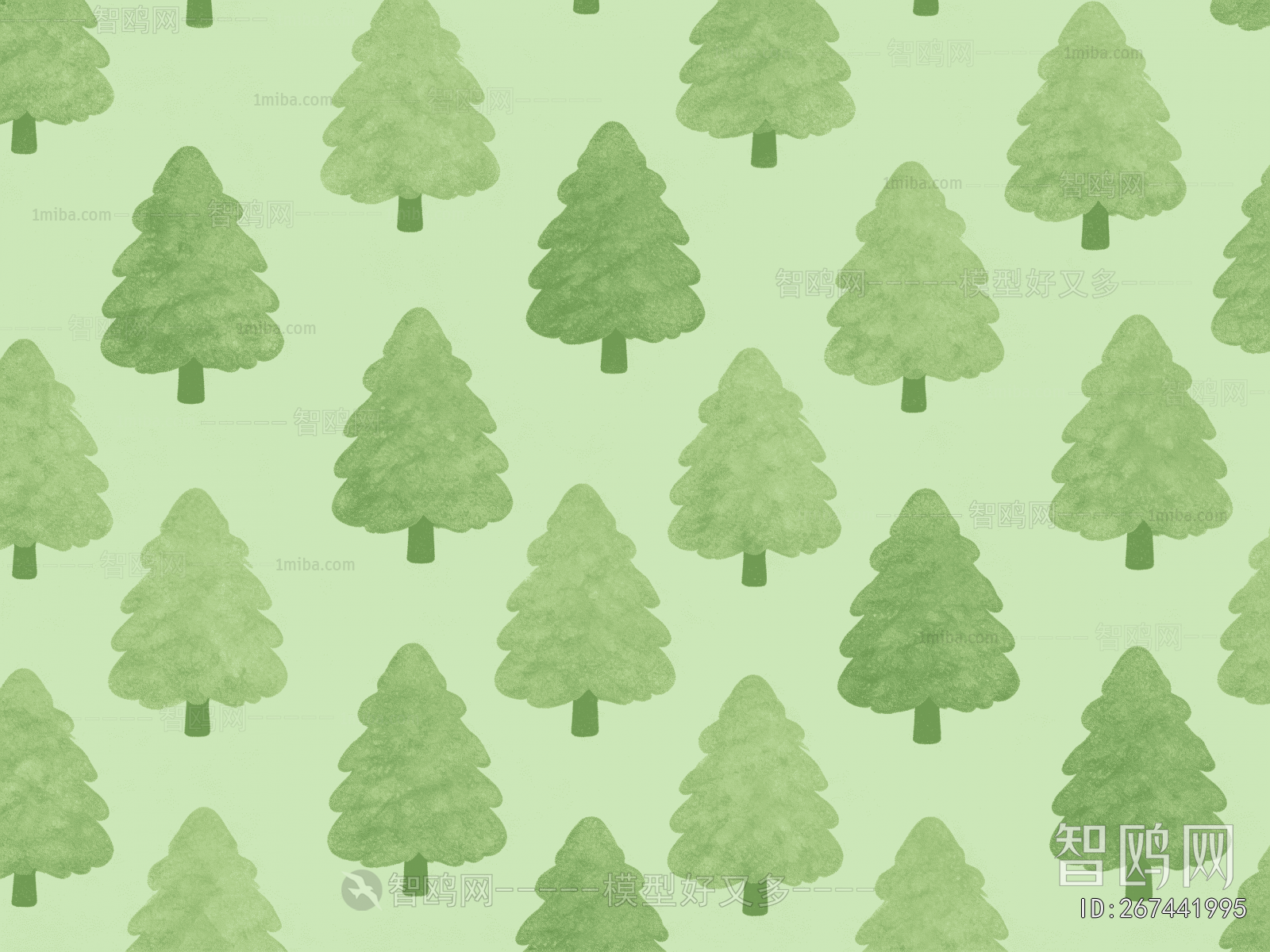 Animal And Plant Pattern Wallpaper