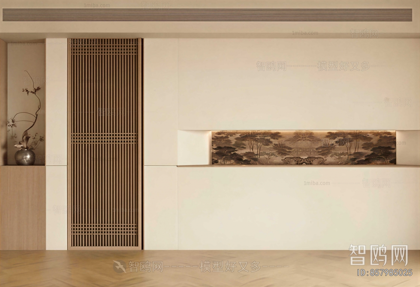 New Chinese Style TV Wall