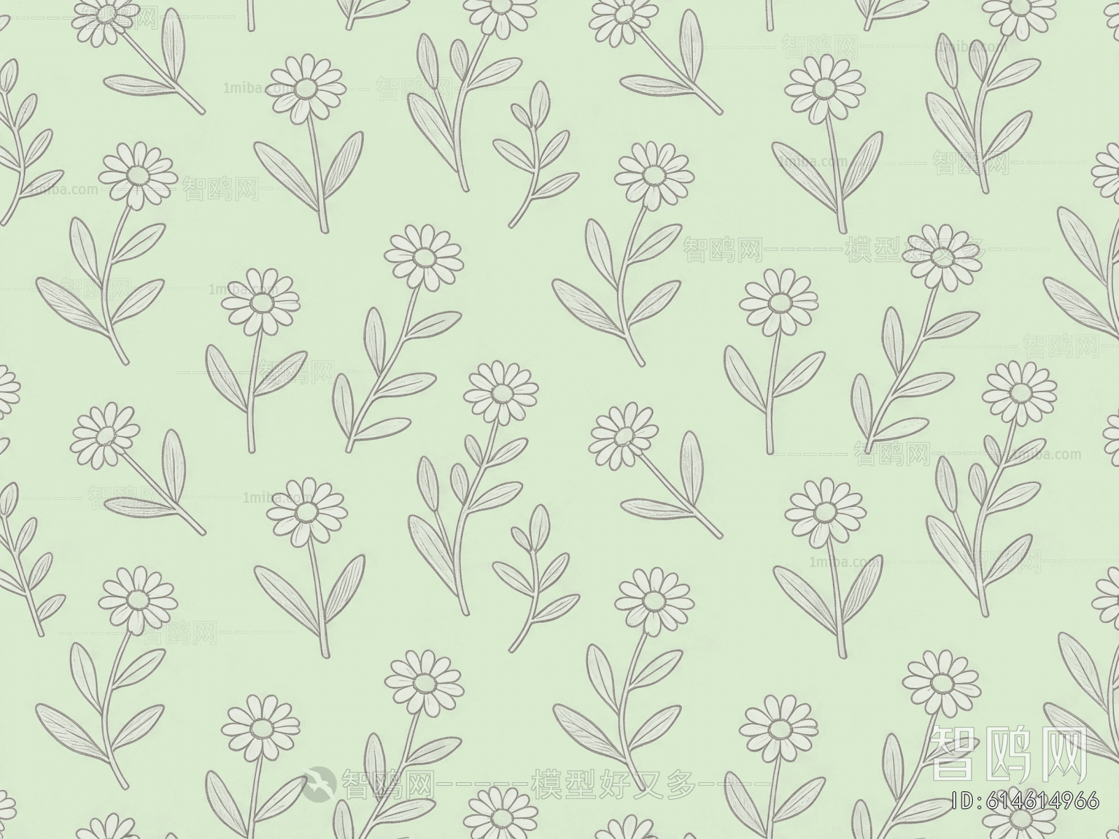 Animal And Plant Pattern Wallpaper