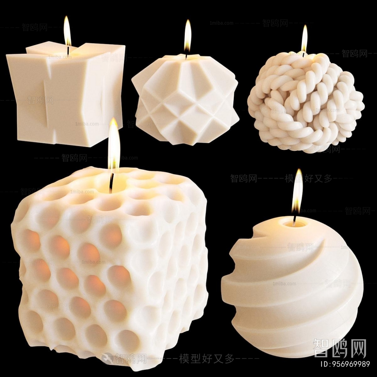Nordic Style Candles/Candlesticks
