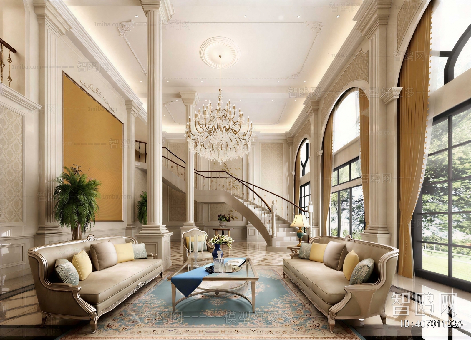 European Style A Living Room