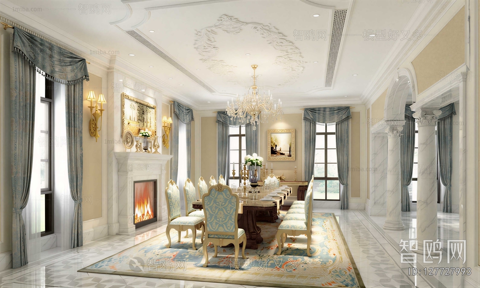 European Style Dining Room