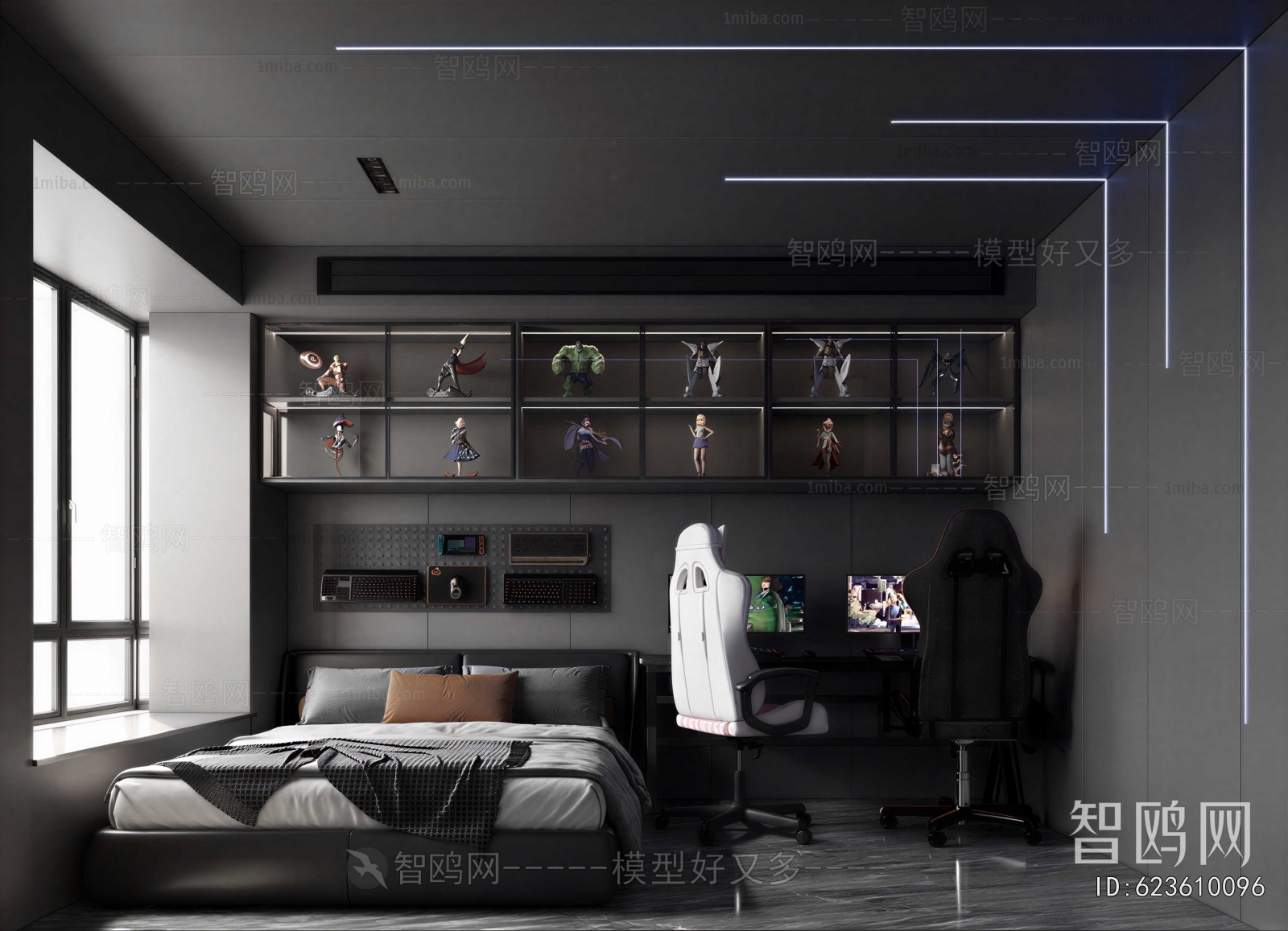 Modern E-sports Room