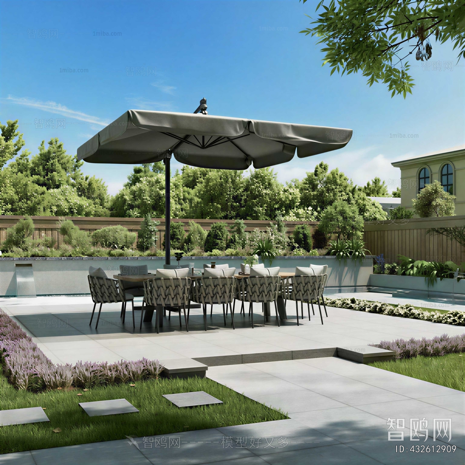 Modern Courtyard/landscape