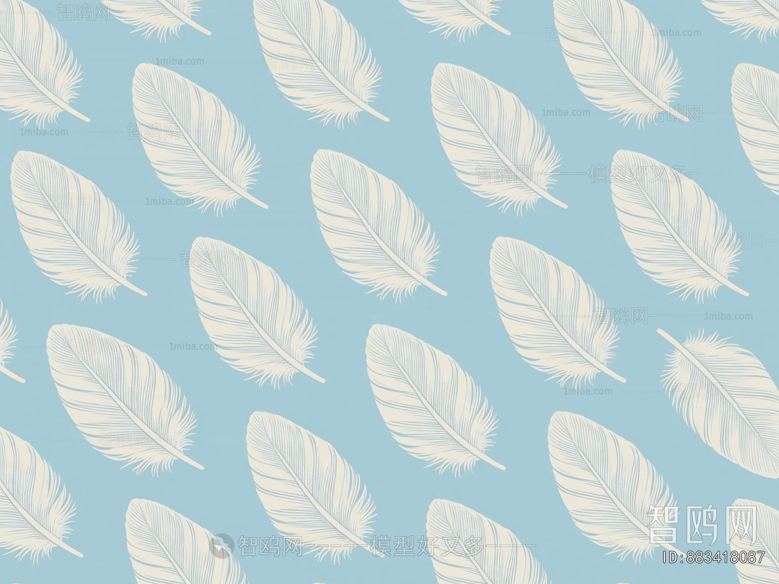 Animal And Plant Pattern Wallpaper