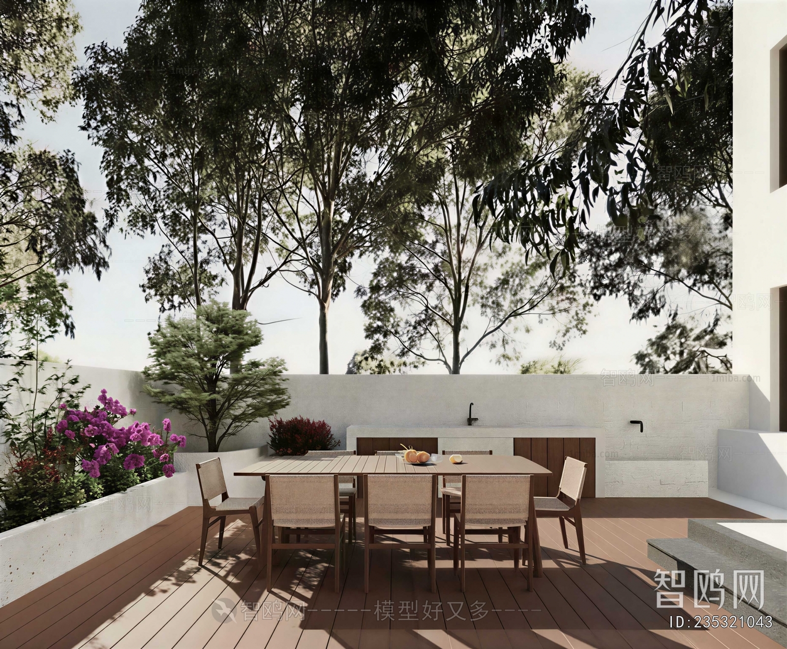 Modern Courtyard/landscape