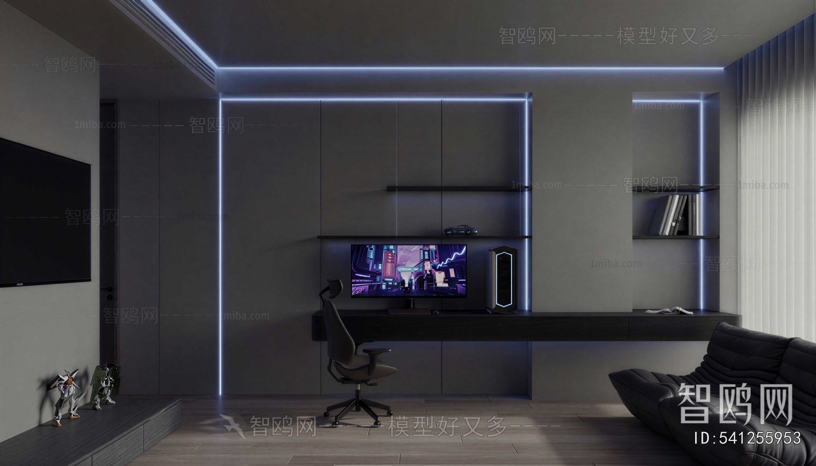 Modern E-sports Room
