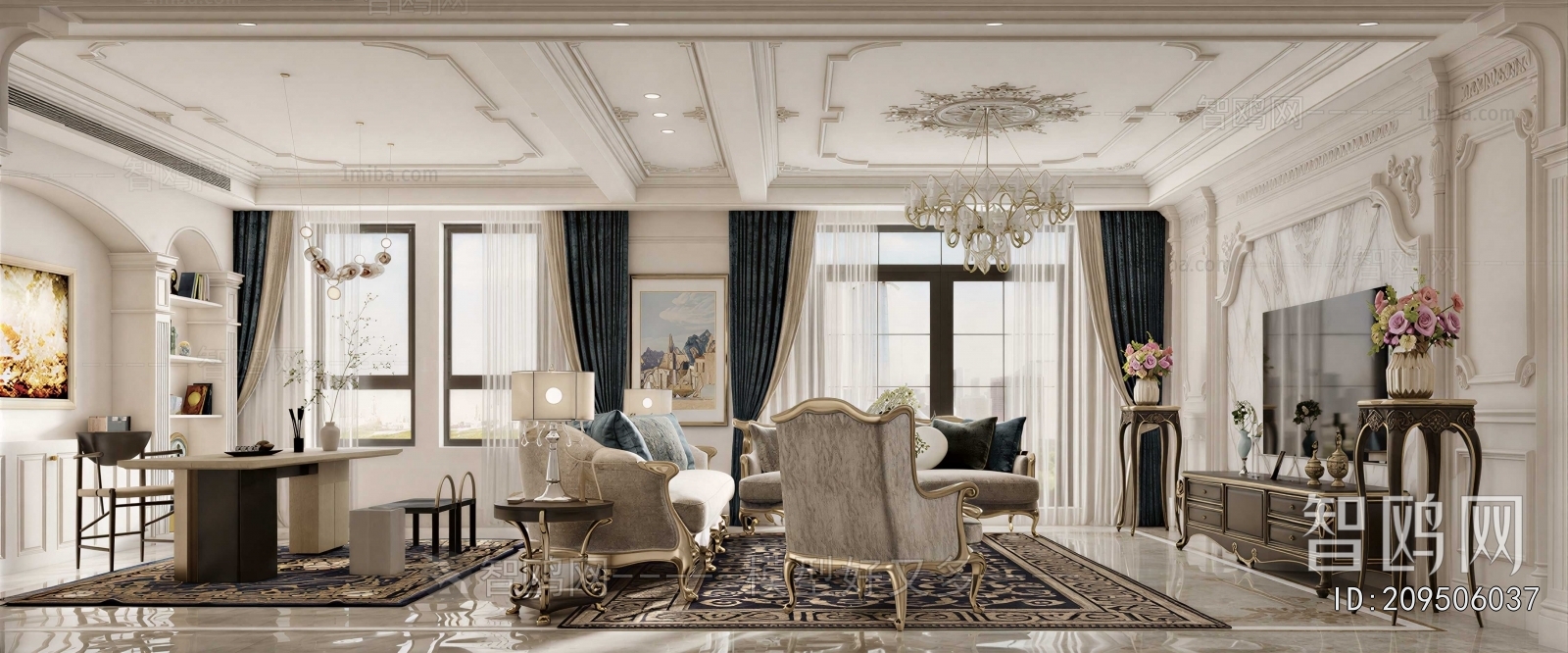 European Style A Living Room