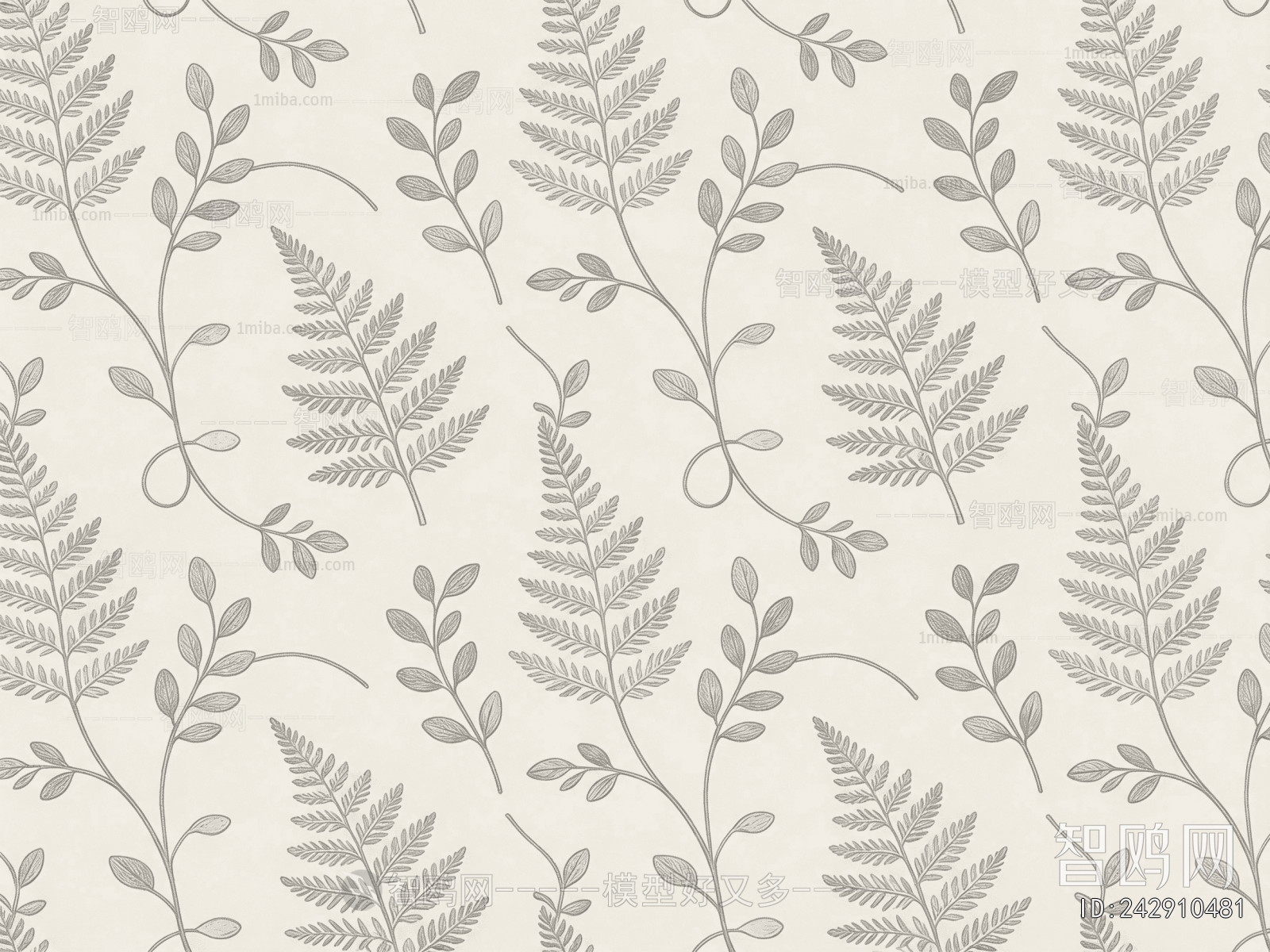 Animal And Plant Pattern Wallpaper