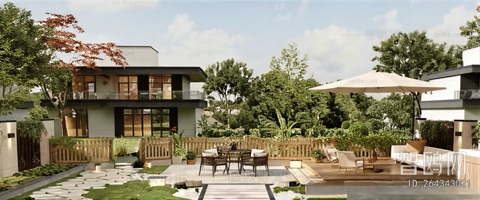 Modern Courtyard/landscape