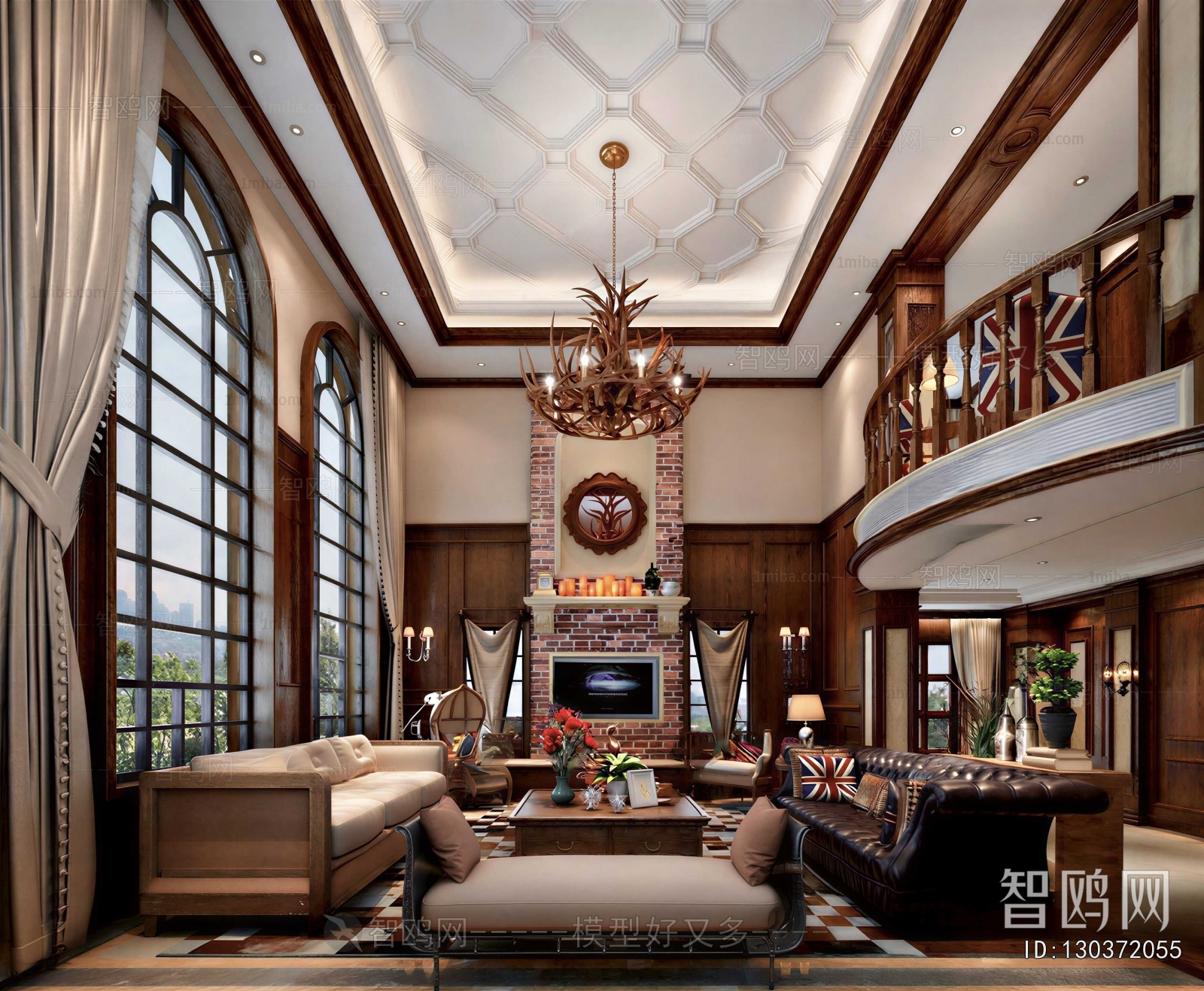 American Style A Living Room