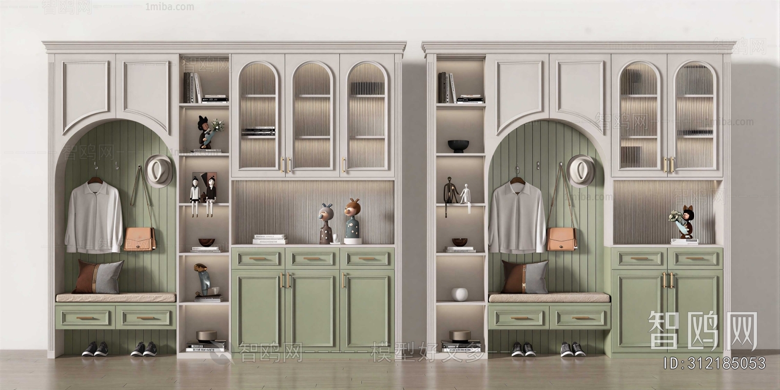 European Style Shoe Cabinet