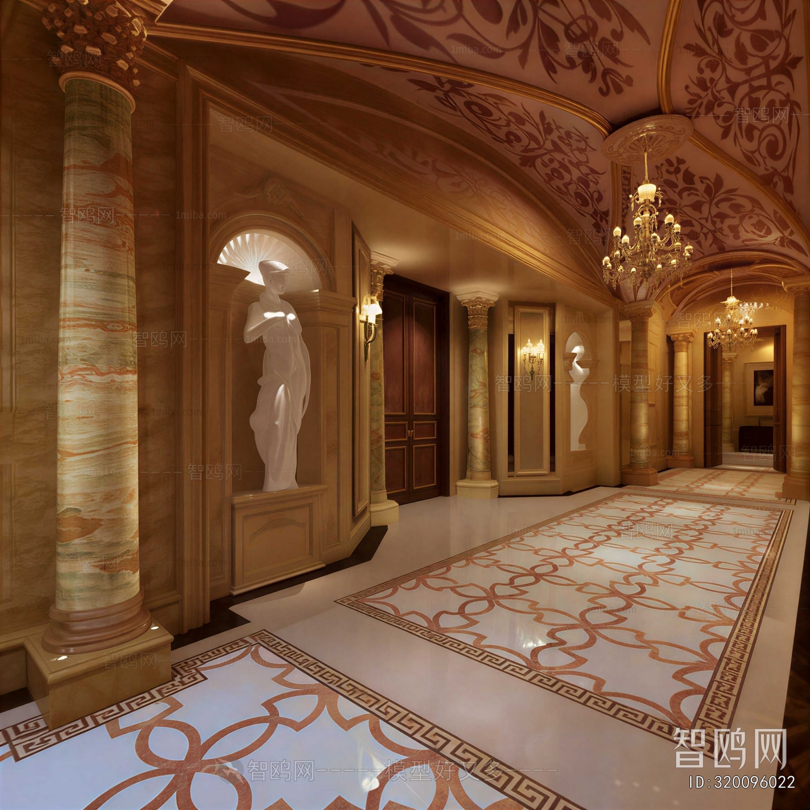 European Style Hallway