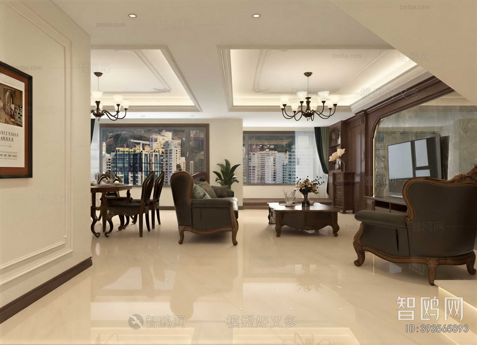 European Style A Living Room