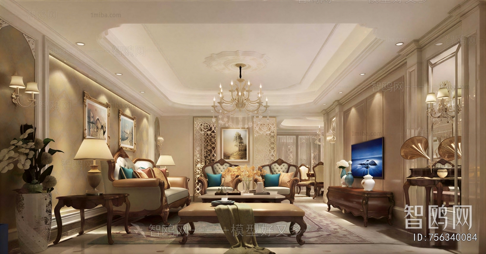 European Style A Living Room