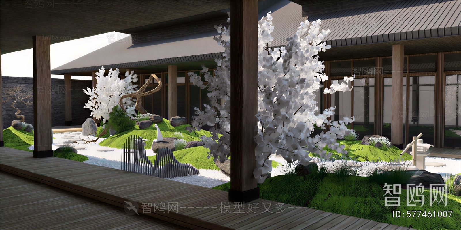 Japanese Style Courtyard/landscape