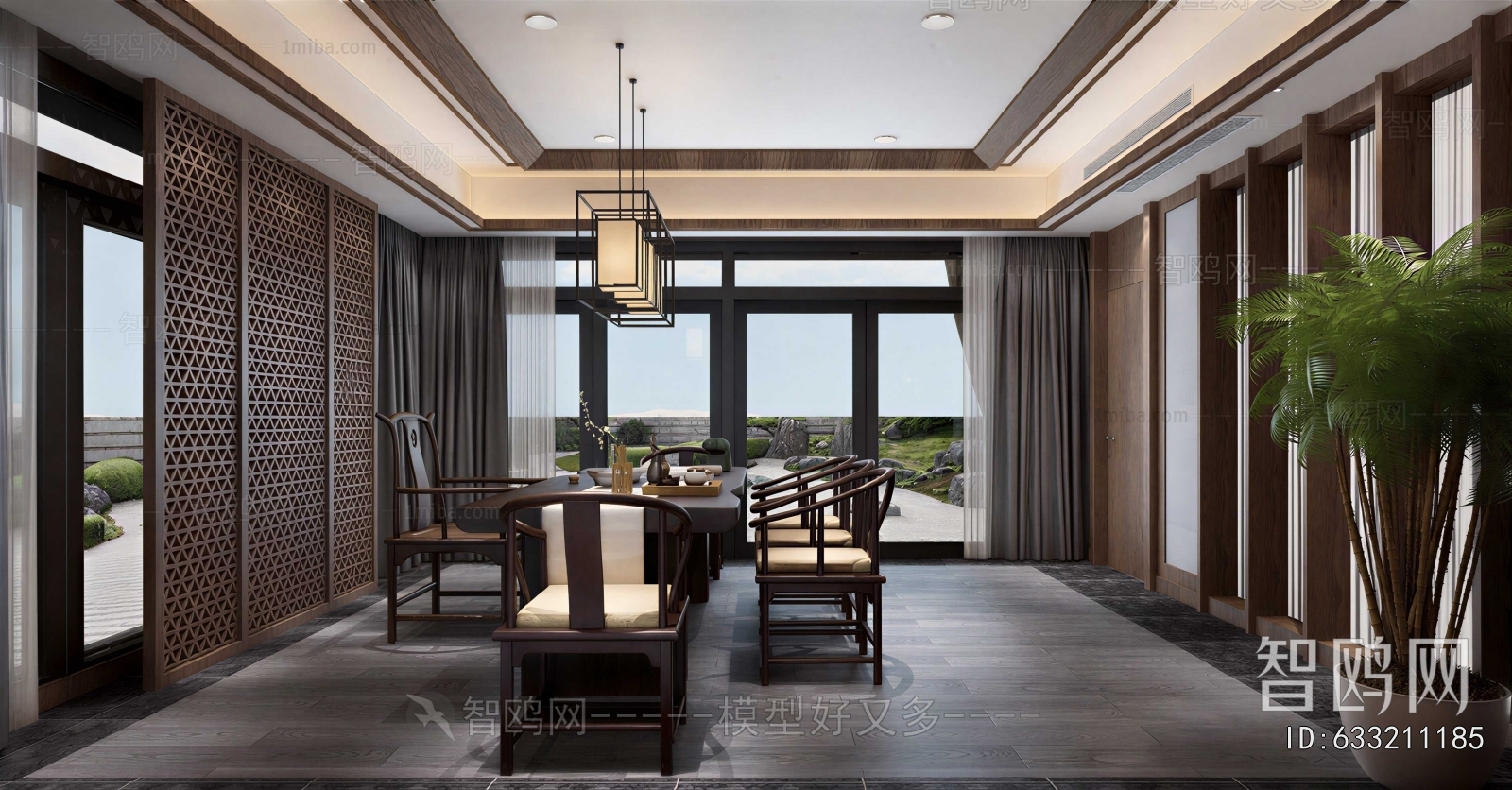 New Chinese Style Dining Room
