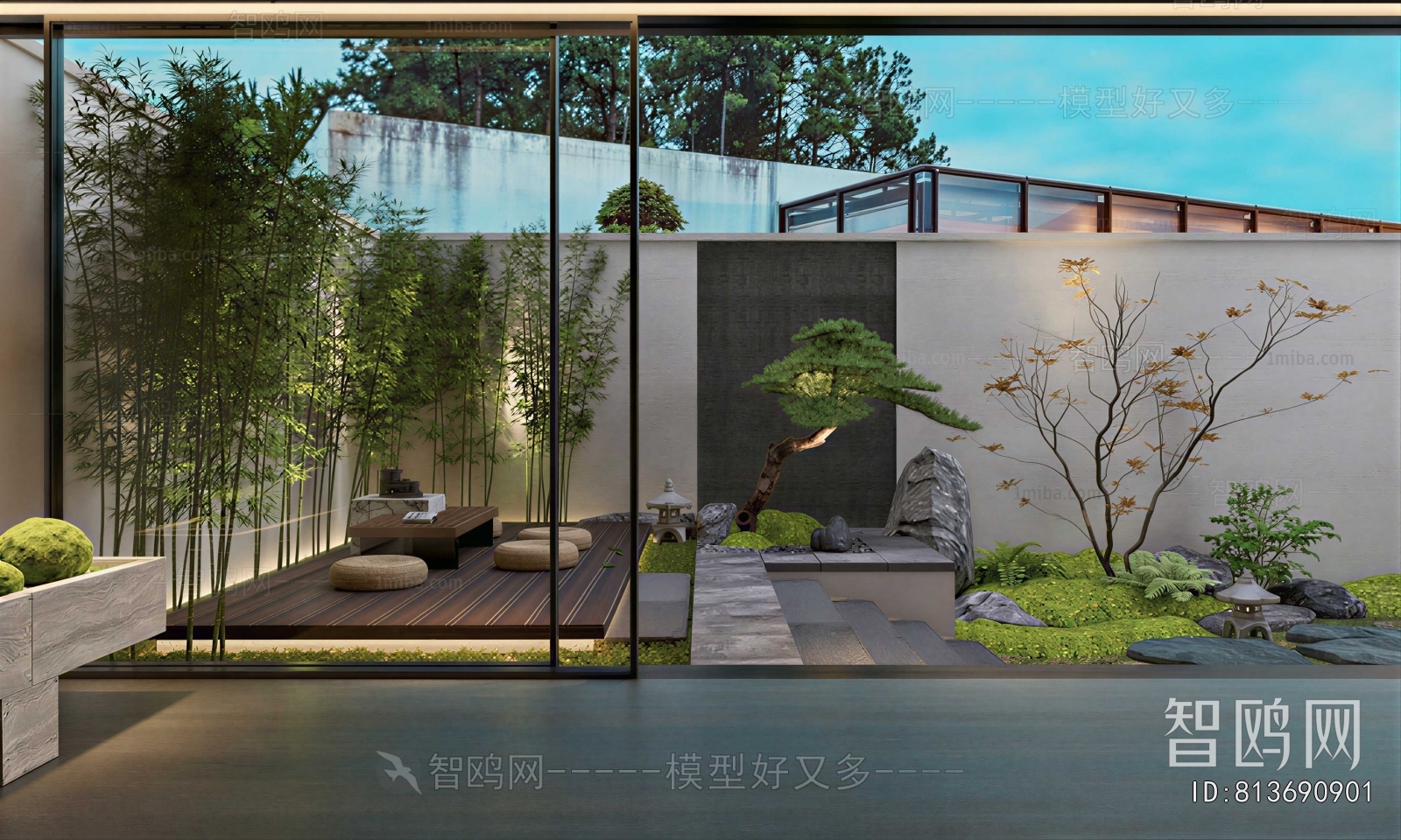 Japanese Style Courtyard/landscape