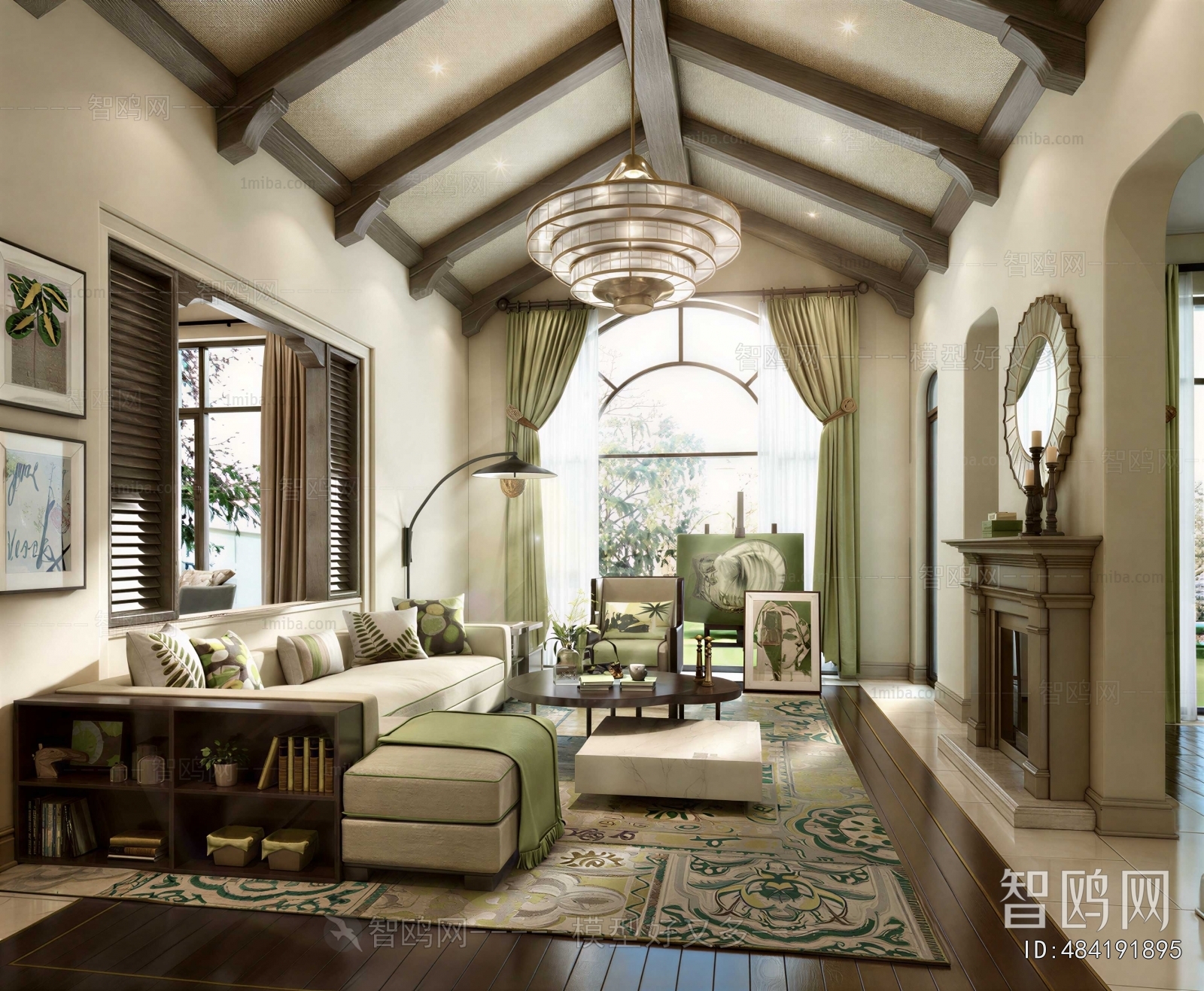 American Style A Living Room