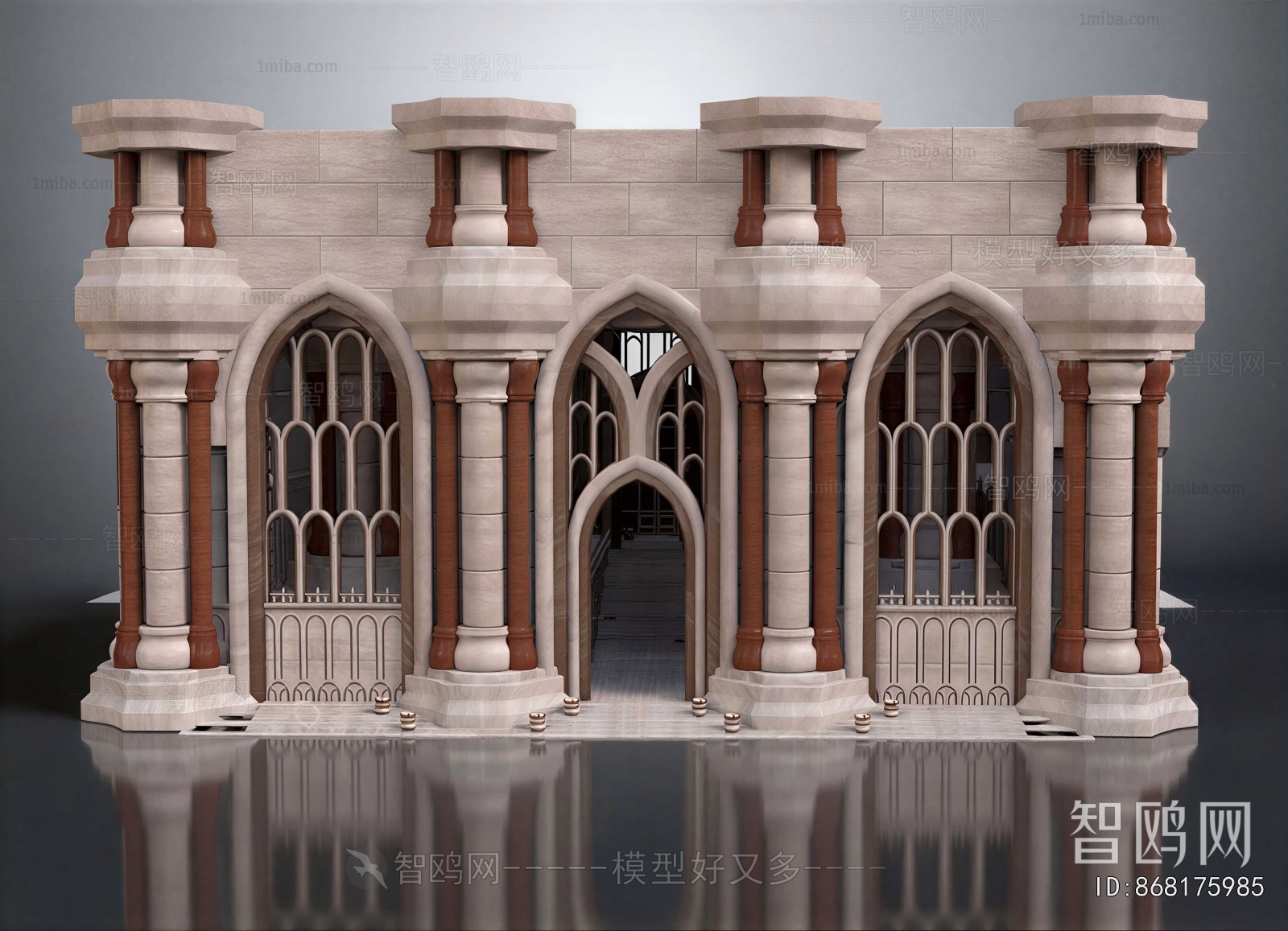 Simple European Style Building Appearance