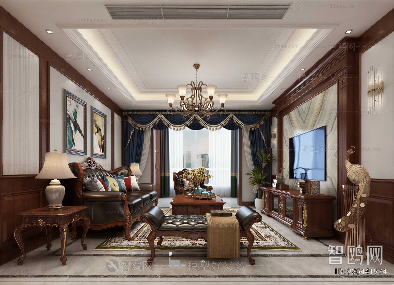 European Style A Living Room