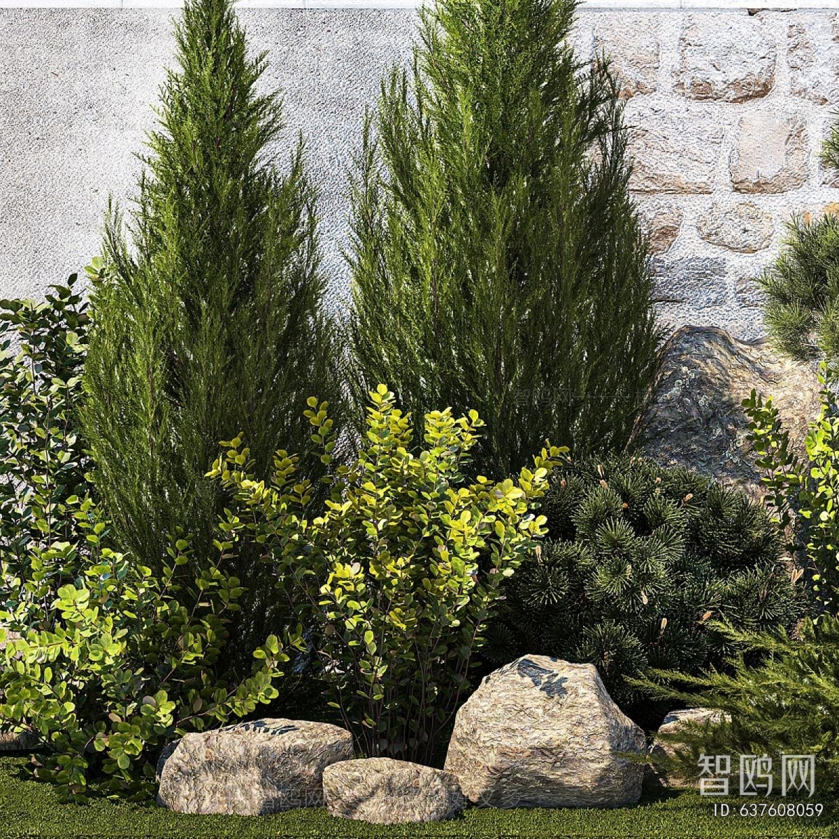 Modern Shrubbery