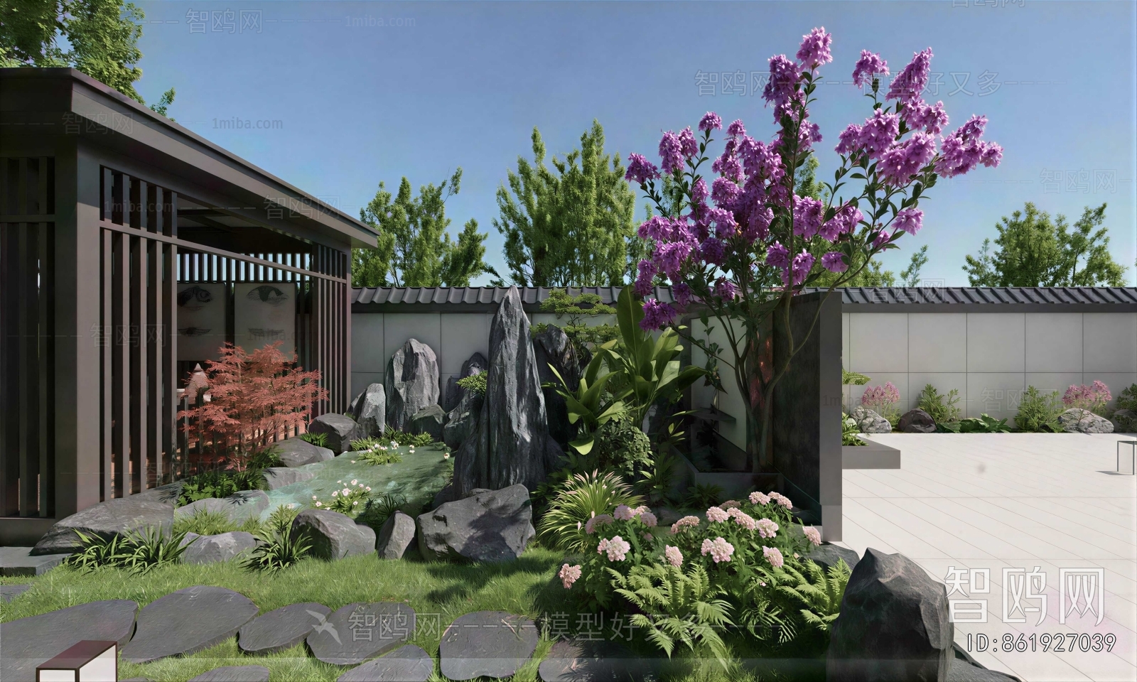 New Chinese Style Courtyard/landscape