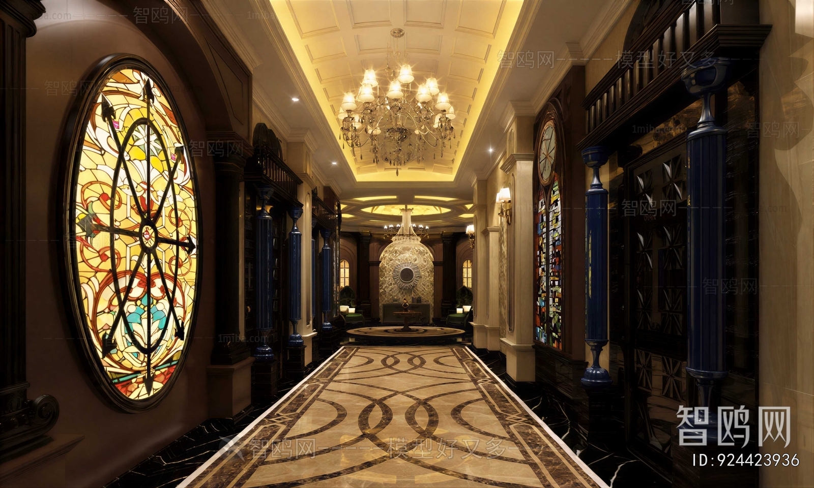 European Style Hallway