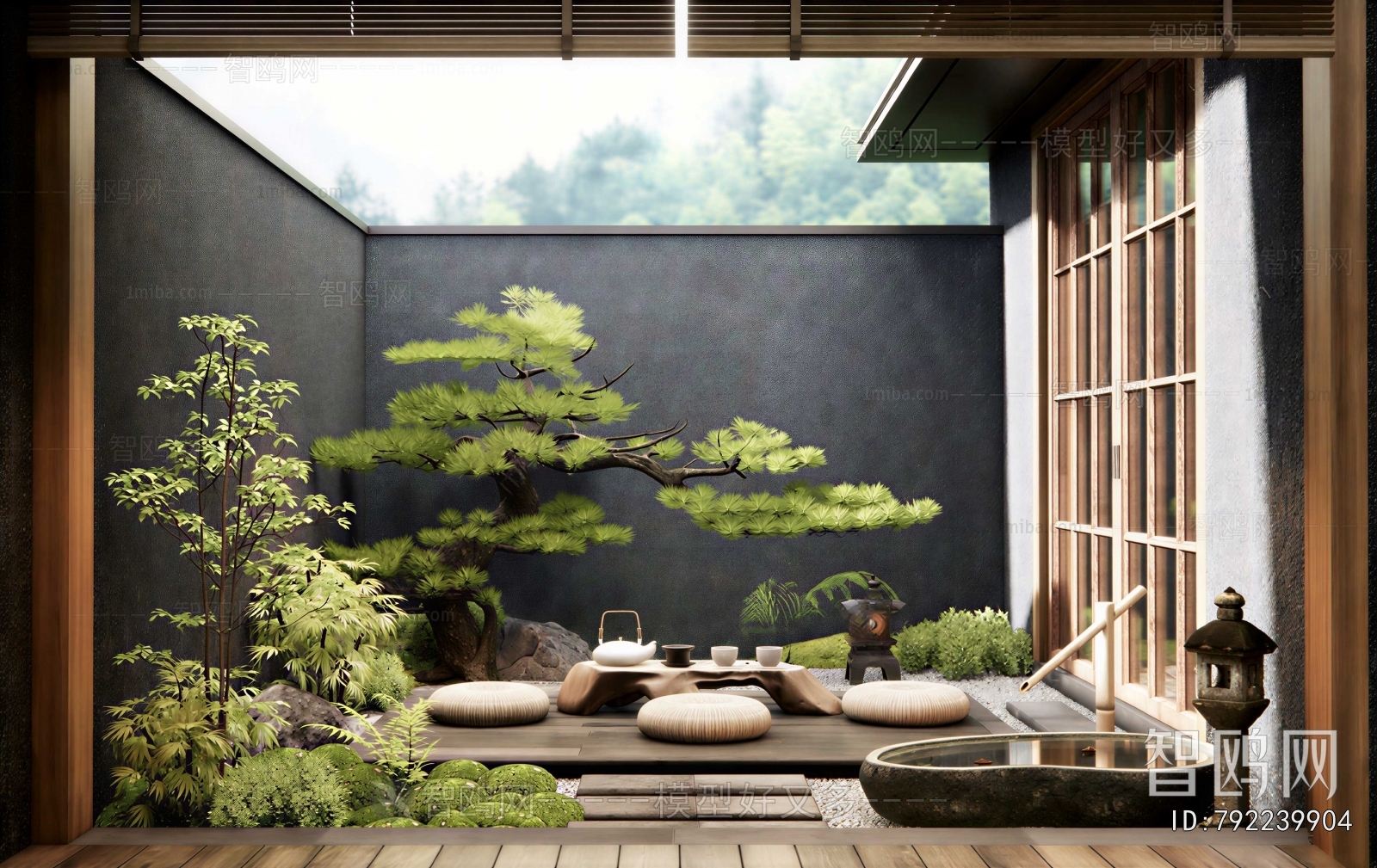 Japanese Style Courtyard/landscape