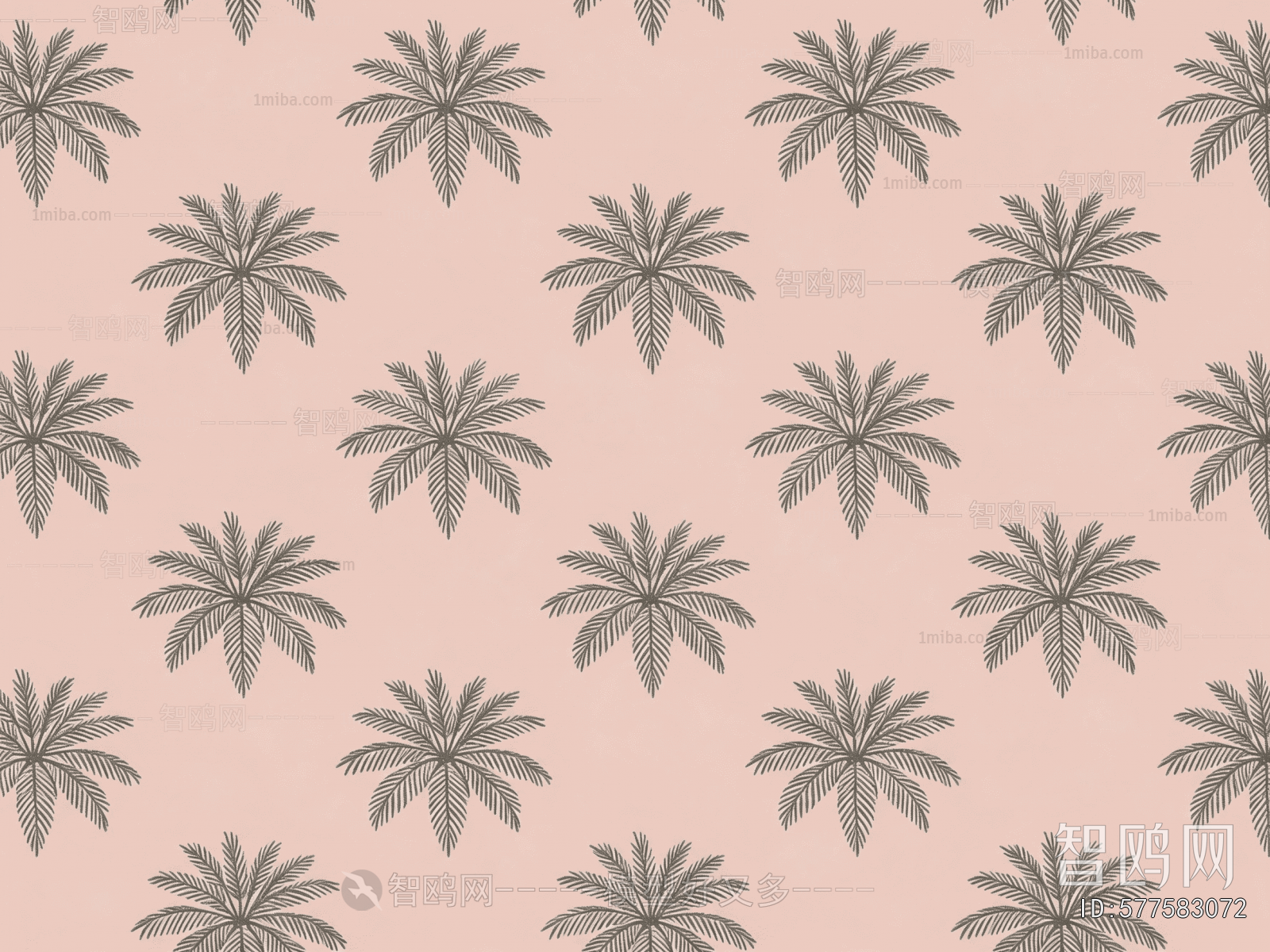 Animal And Plant Pattern Wallpaper